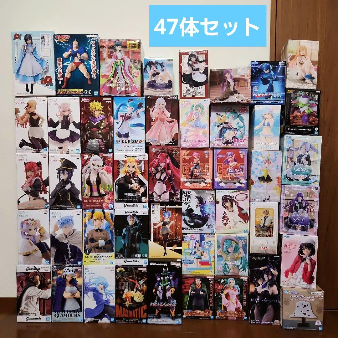 【新品・未開封】美少女フィギュア　プライズフィギュア　まとめ売り　47体セット プライズ 未開封 美少女系 フィギュア 47個 まとめ売り 美少女